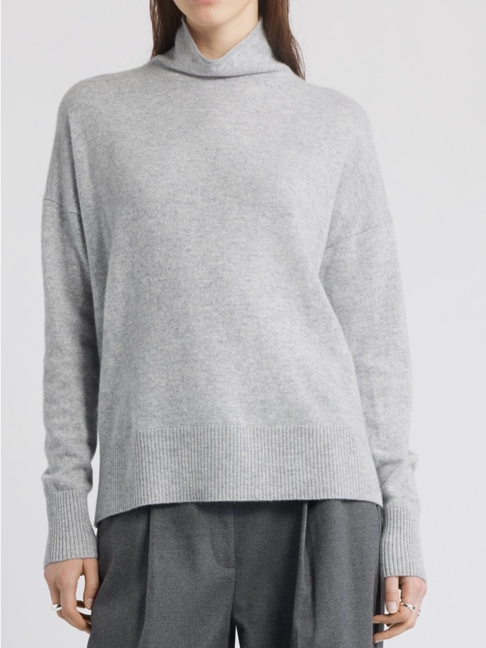 Nordstrom Oversize Cashmere Turtleneck Sweater NWT
